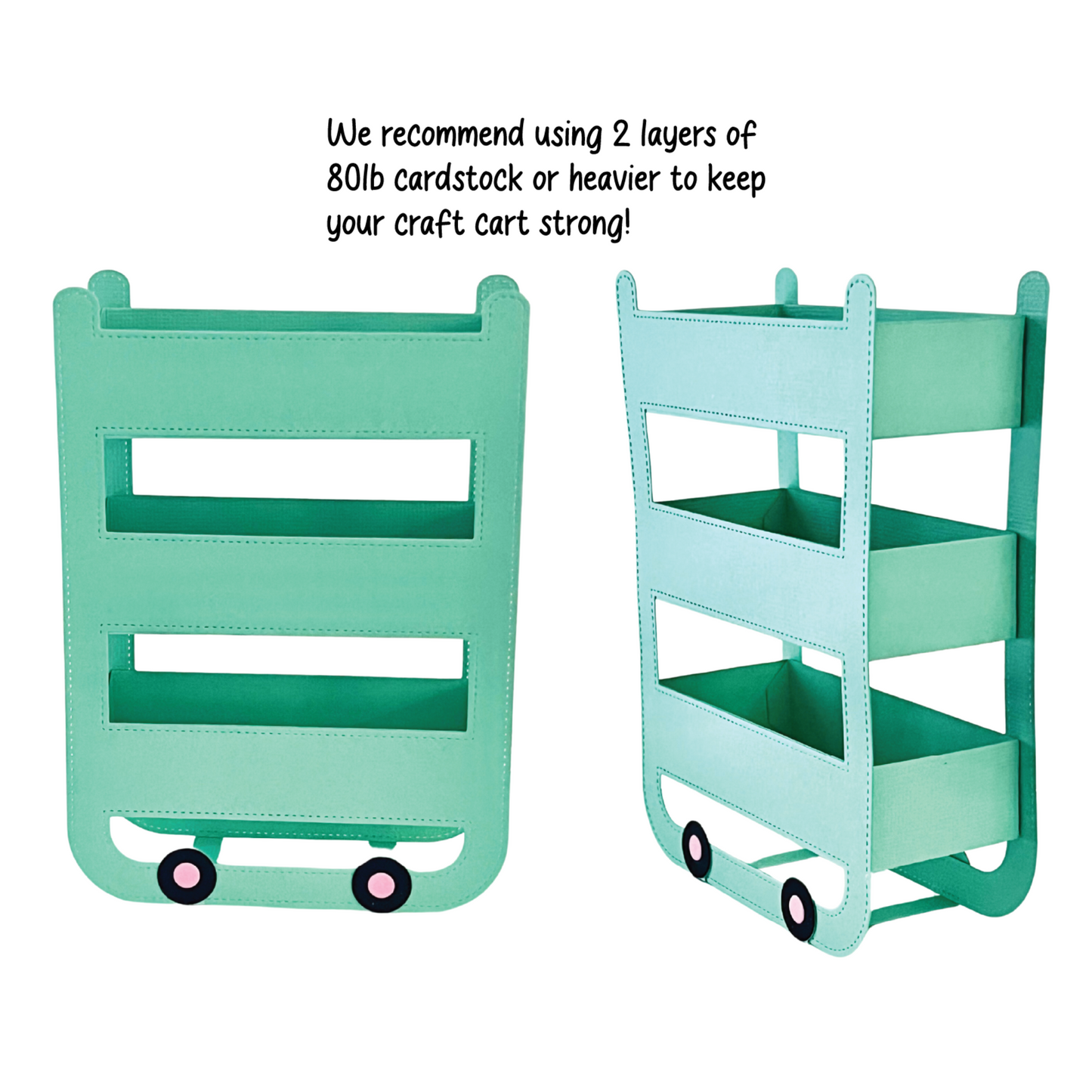 3D Craft Cart Shaped Die Set scrappyboystamps