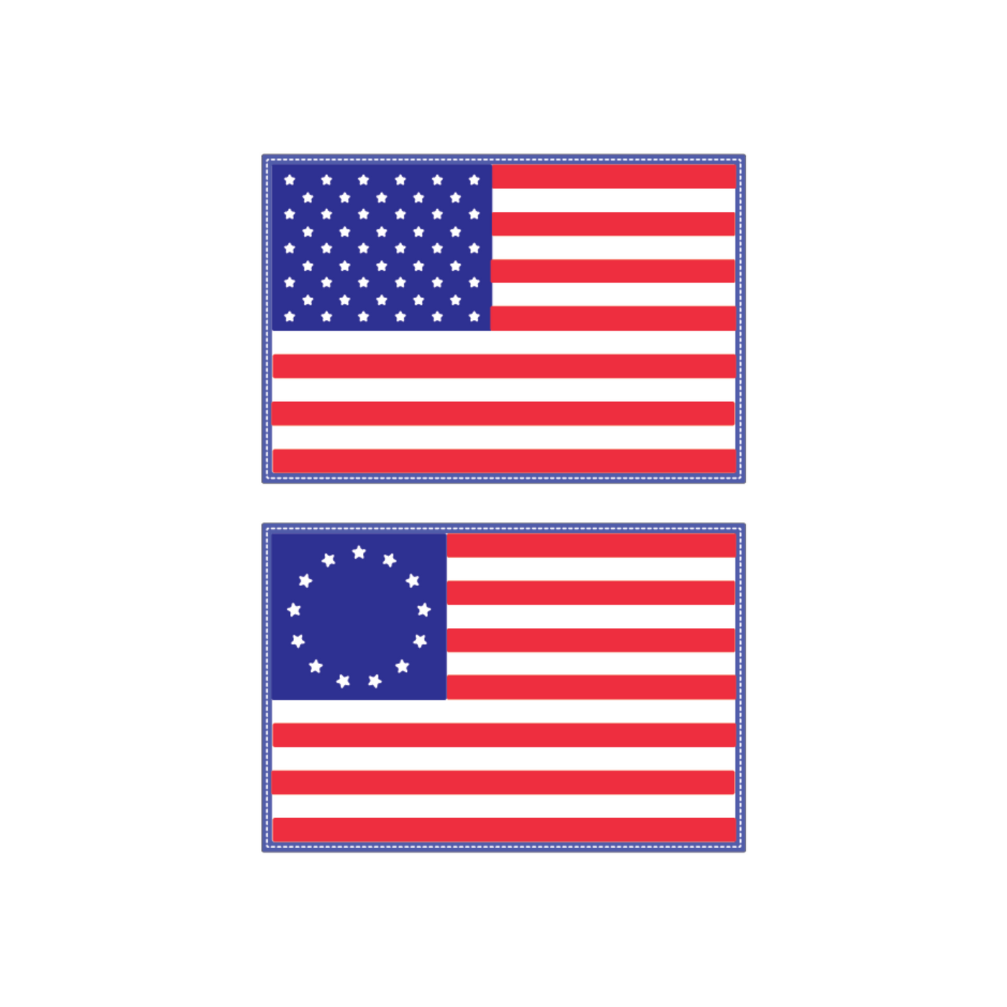 American Flag 2 Ways Die scrappyboystamps