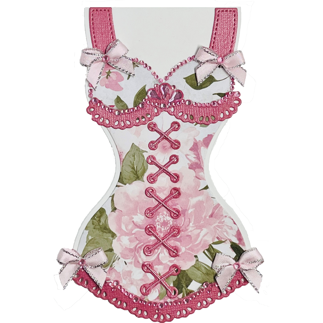 Corset Shaped Card Die scrappyboystamps