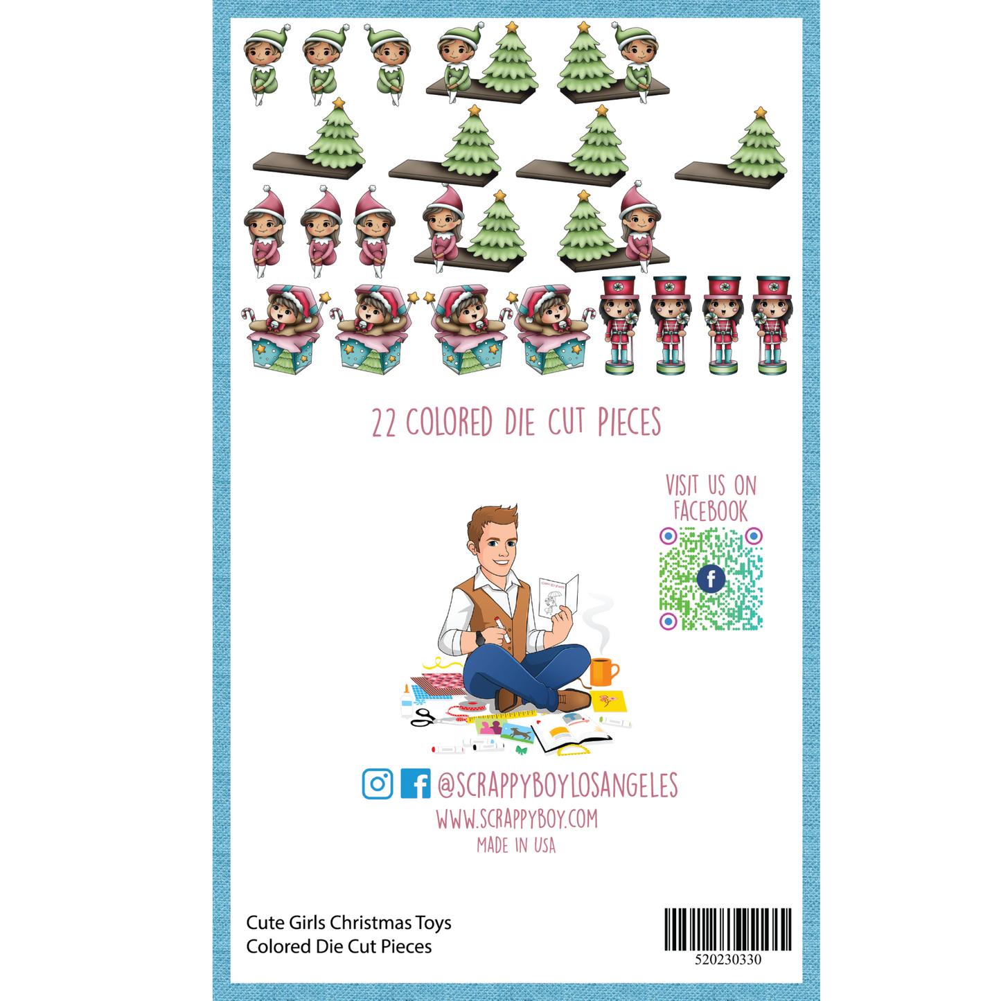 I Want It All Bundle - Cute Girls Christmas Toys Release Scrappy Boy Stamps