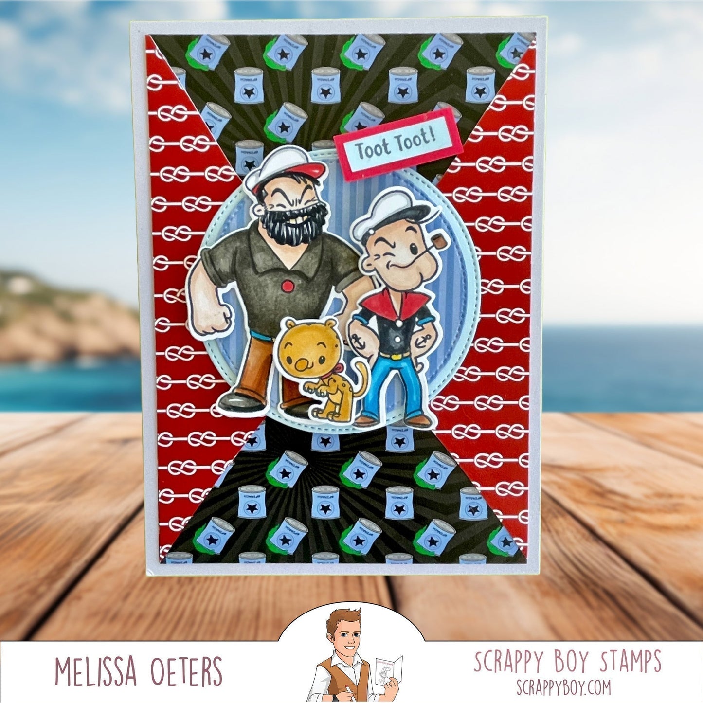 I Y'am What I Y'am - 6x8 Stamp Set Scrappy Boy Stamps