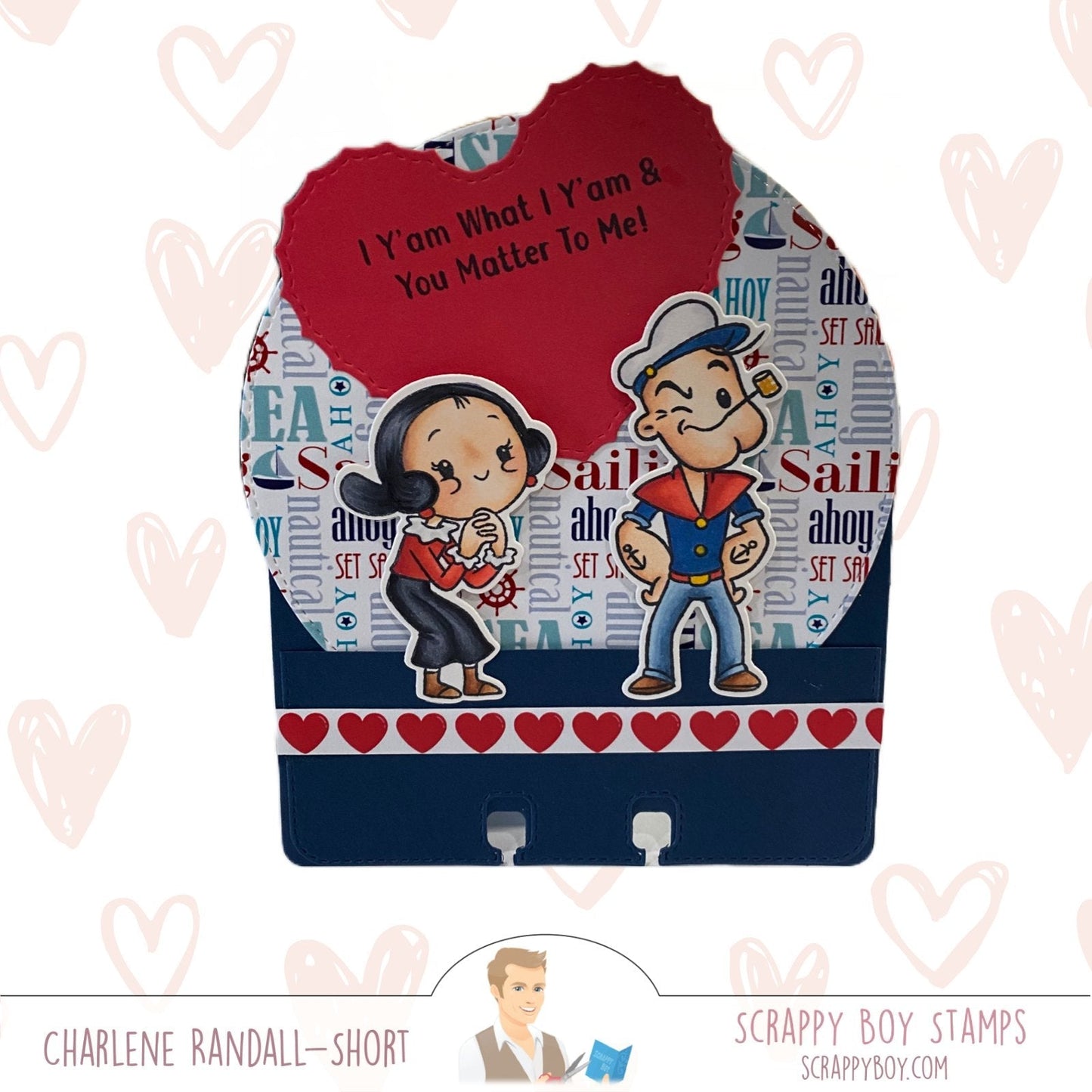 I Y'am What I Y'am - 6x8 Stamp Set Scrappy Boy Stamps