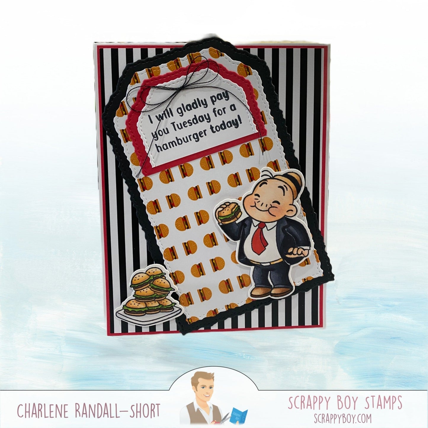 I Y'am What I Y'am - 6x8 Stamp Set Scrappy Boy Stamps