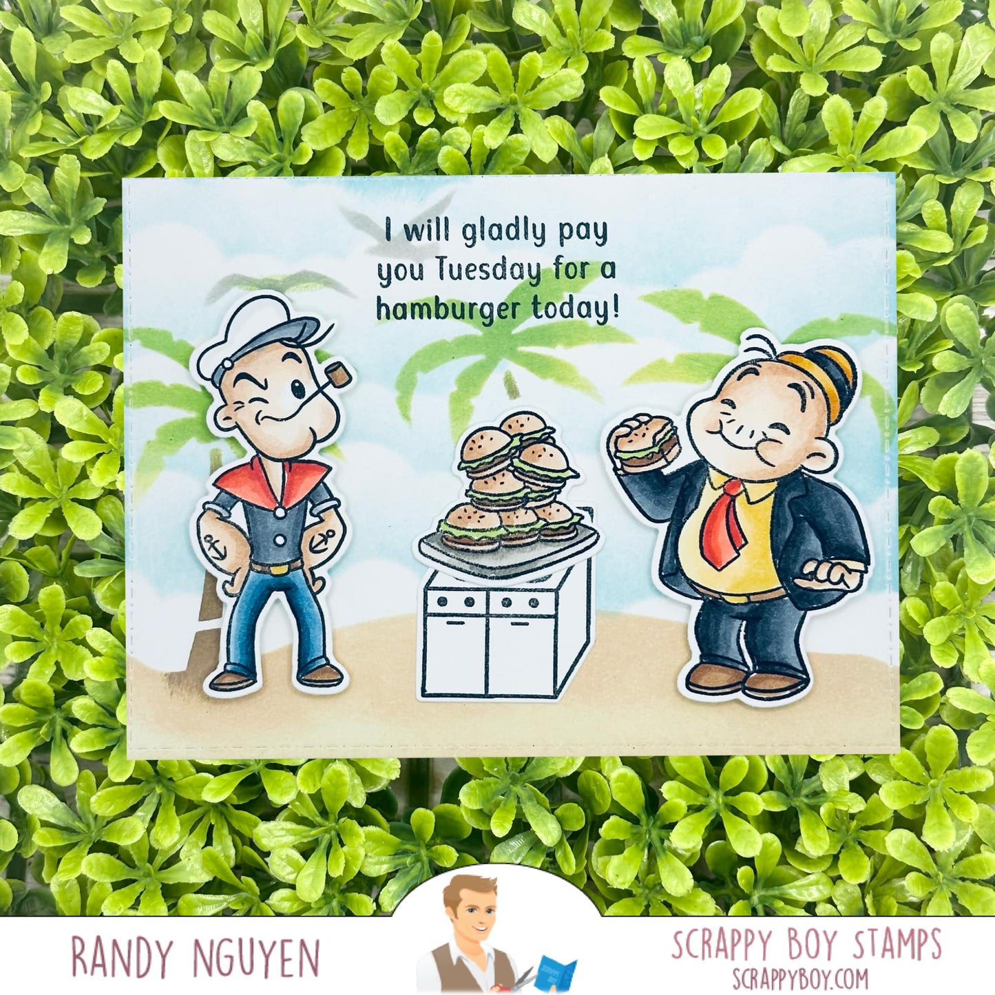 I Y'am What I Y'am - 6x8 Stamp Set Scrappy Boy Stamps