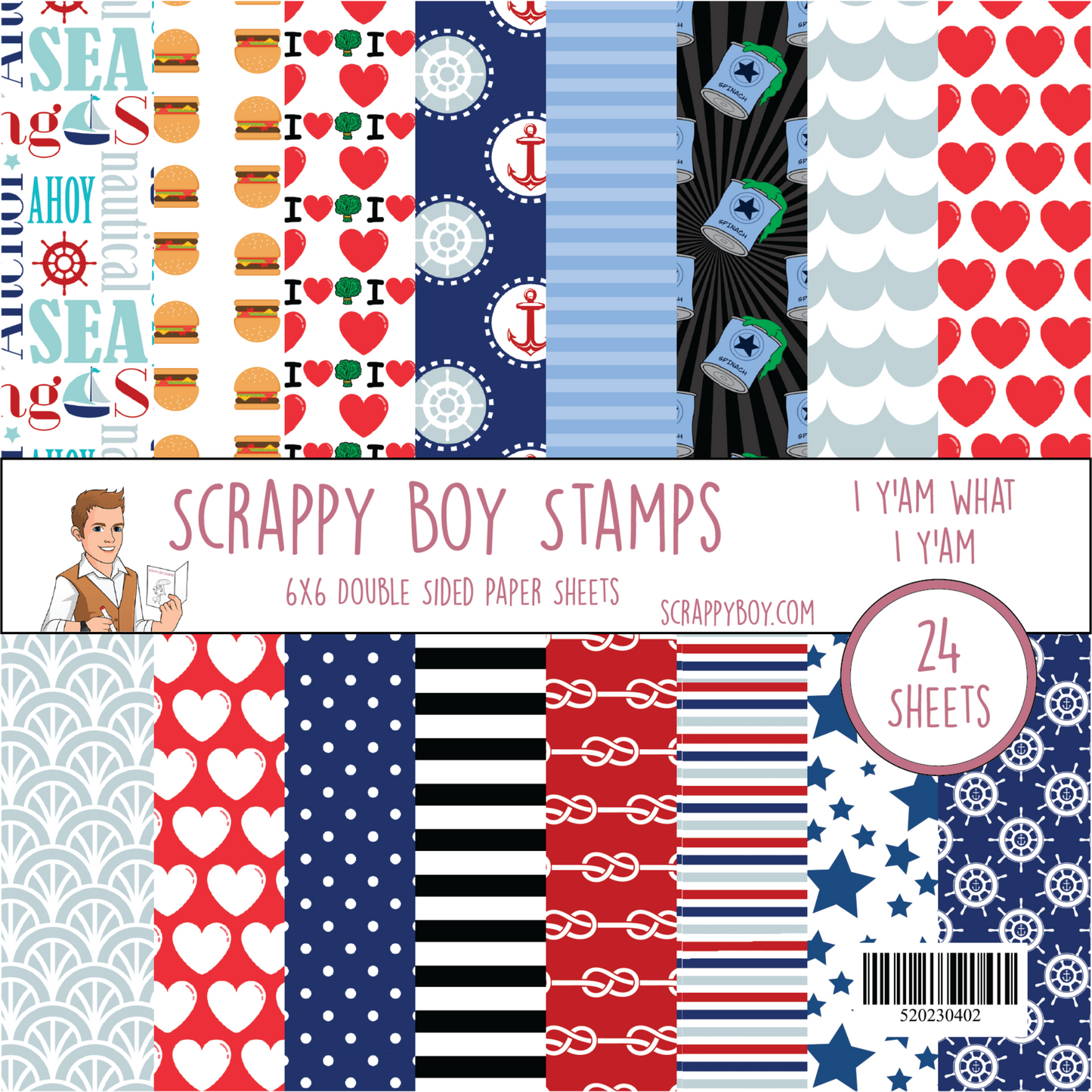 I Want It All Bundle - I Y'am What I Y'am Release Scrappy Boy Stamps