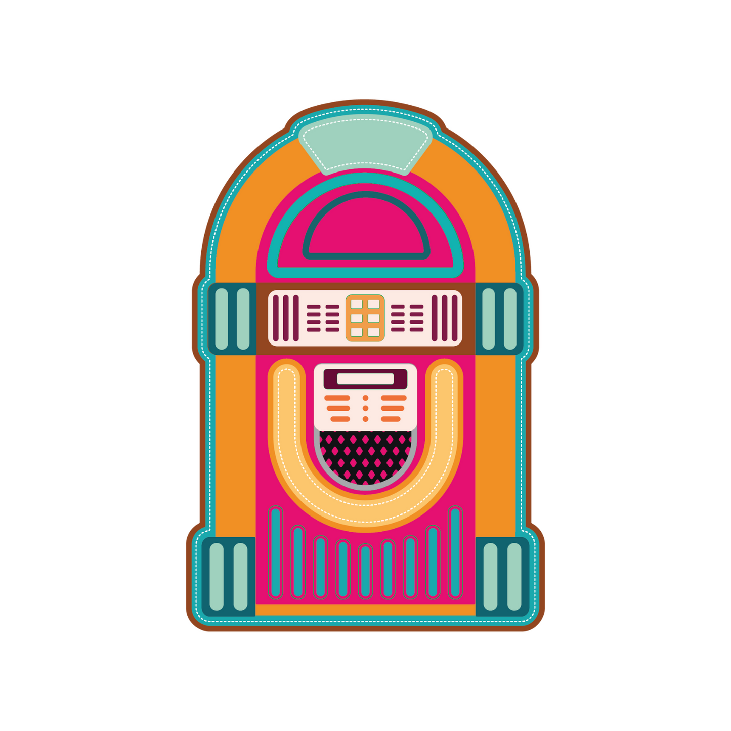 Juke Box Card/Mini Album Die scrappyboystamps