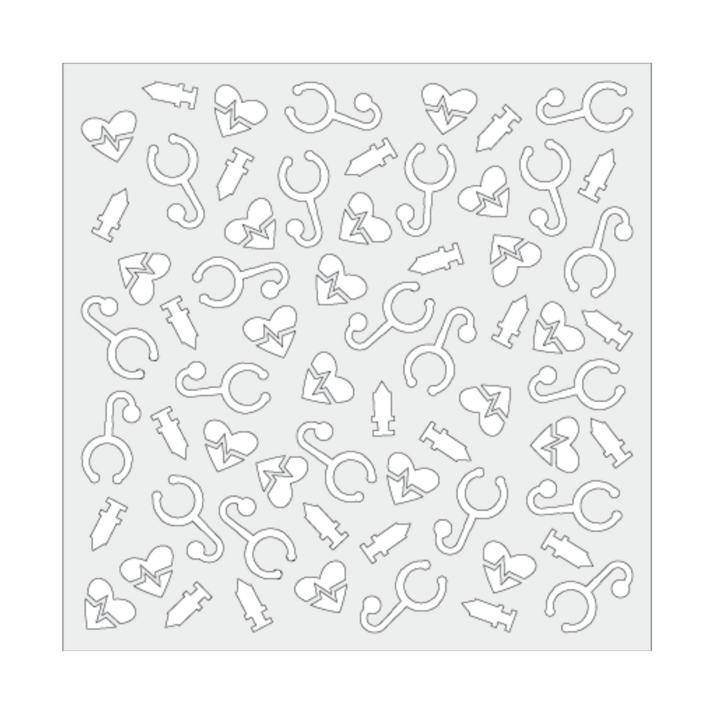 Medical Background Stencil scrappyboystamps