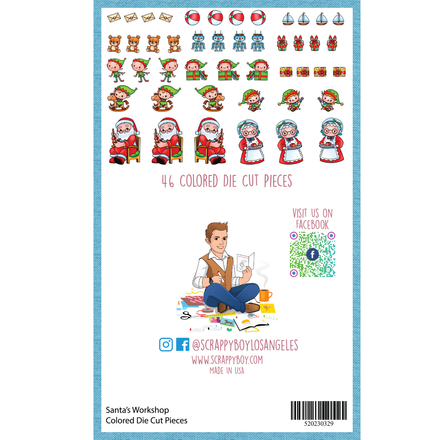 I Want It All Bundle - Santa's Workshop Release Scrappy Boy Stamps
