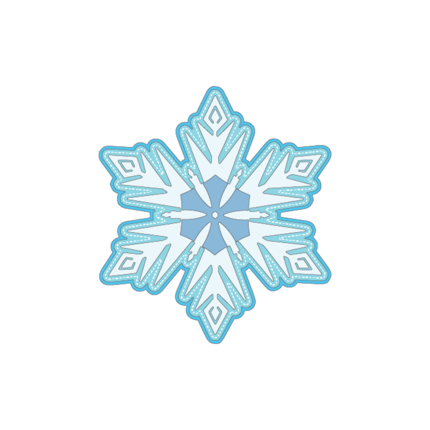 Snowflake Mini Album/Card Die scrappyboystamps