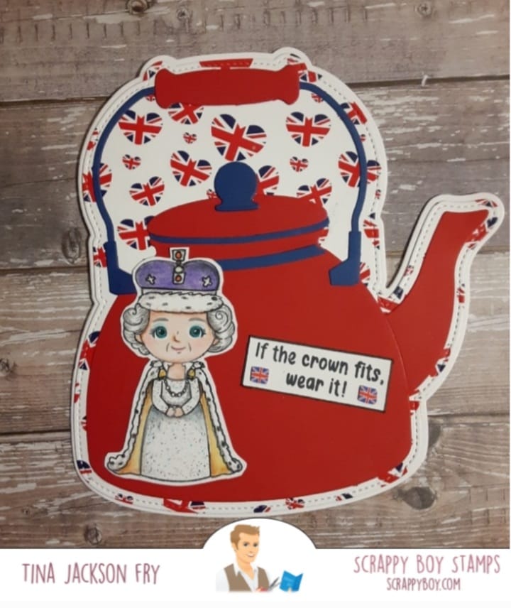 Water Tea Kettle Mini Album Die Set scrappyboystamps