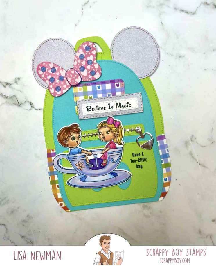 Mouse Backpack Add On Die Set scrappyboystamps