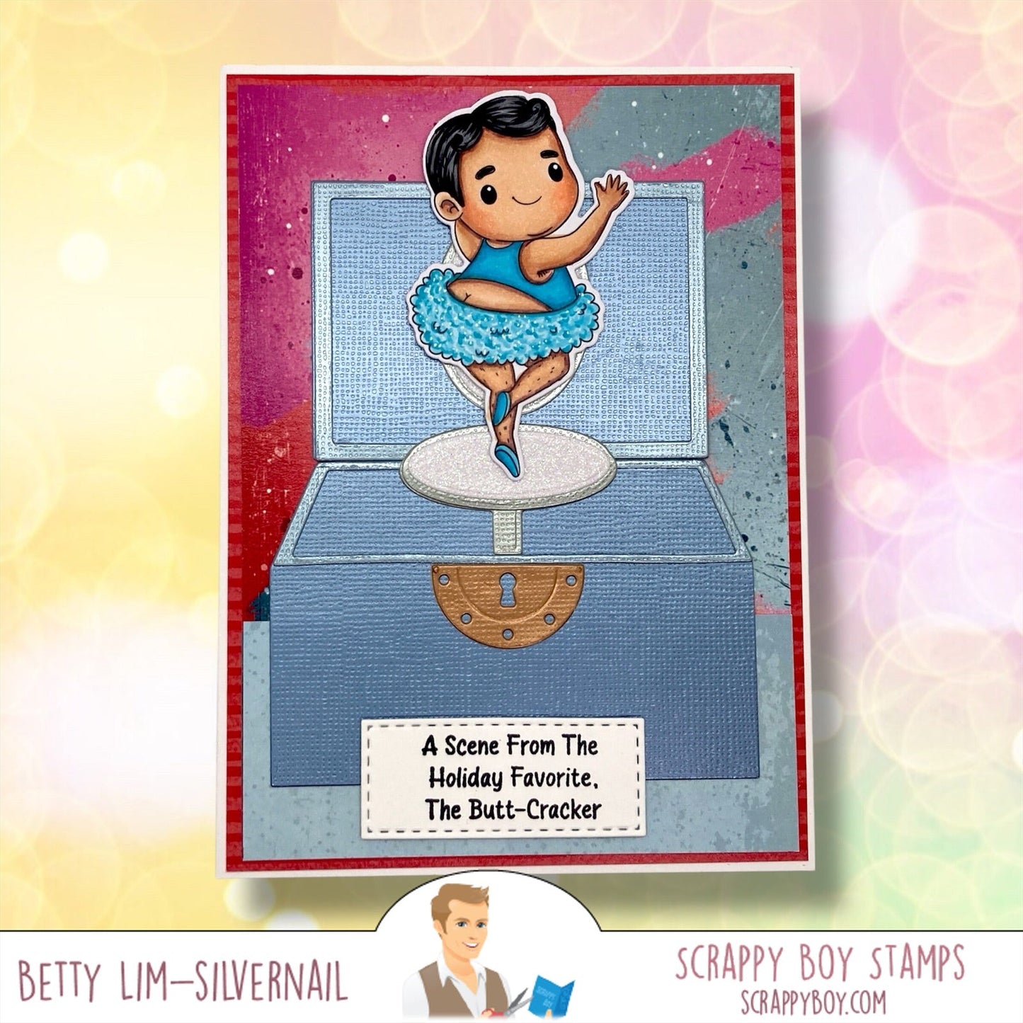 Butt Cracker Fairies - 6x8 Stamp Set Scrappy Boy Stamps