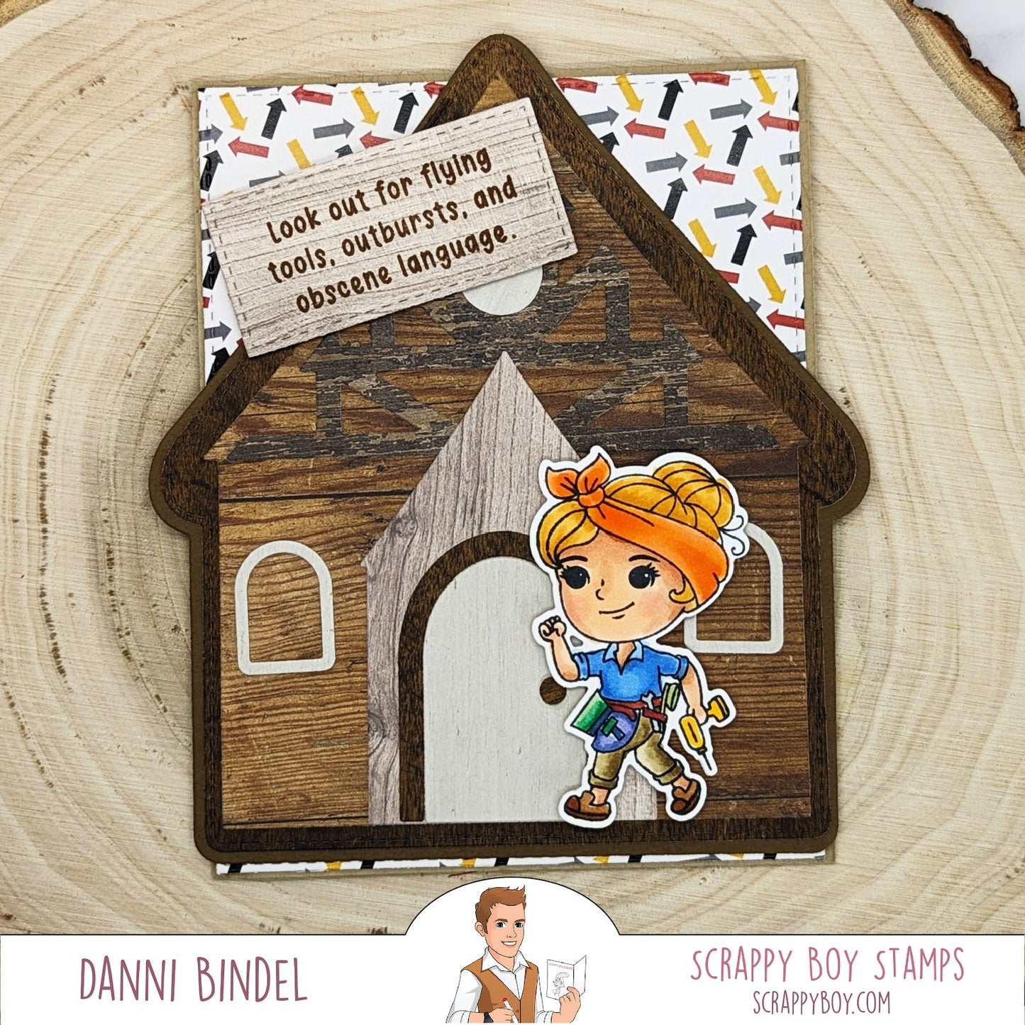 Candy House Mini Album Die Set scrappyboystamps