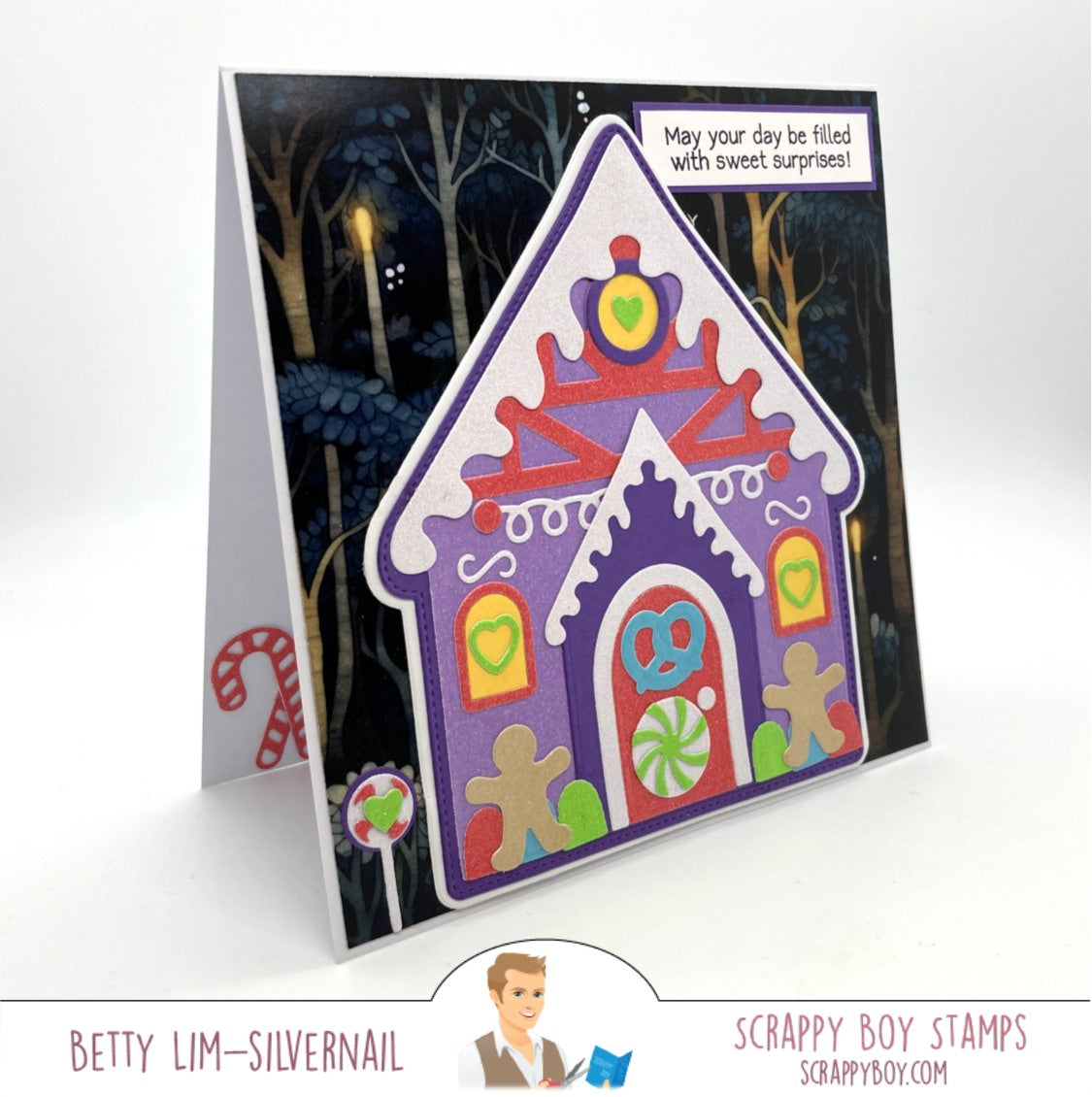 Candy House Mini Album Die Set scrappyboystamps
