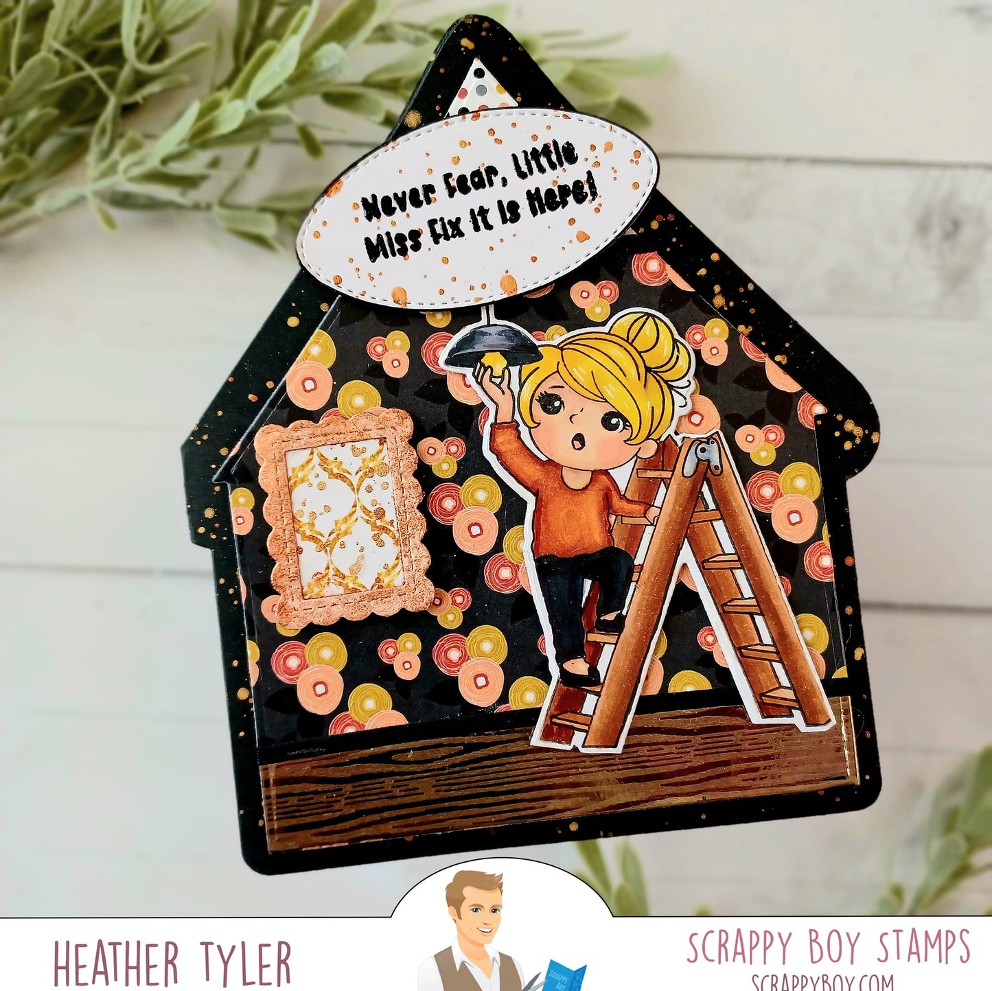 Candy House Mini Album Die Set scrappyboystamps
