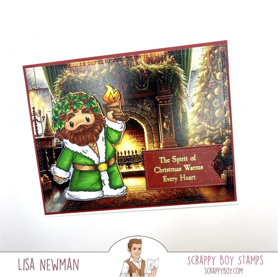 Christmas Carol - 6x8 Stamp Set Scrappy Boy Stamps