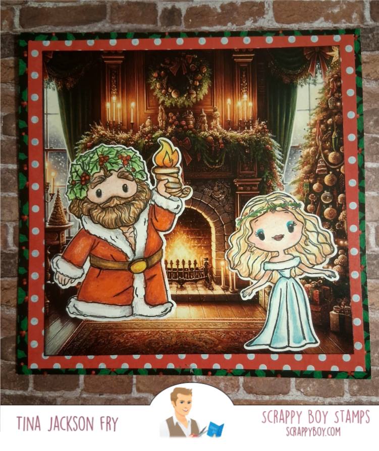 Christmas Carol - 6x8 Stamp Set Scrappy Boy Stamps
