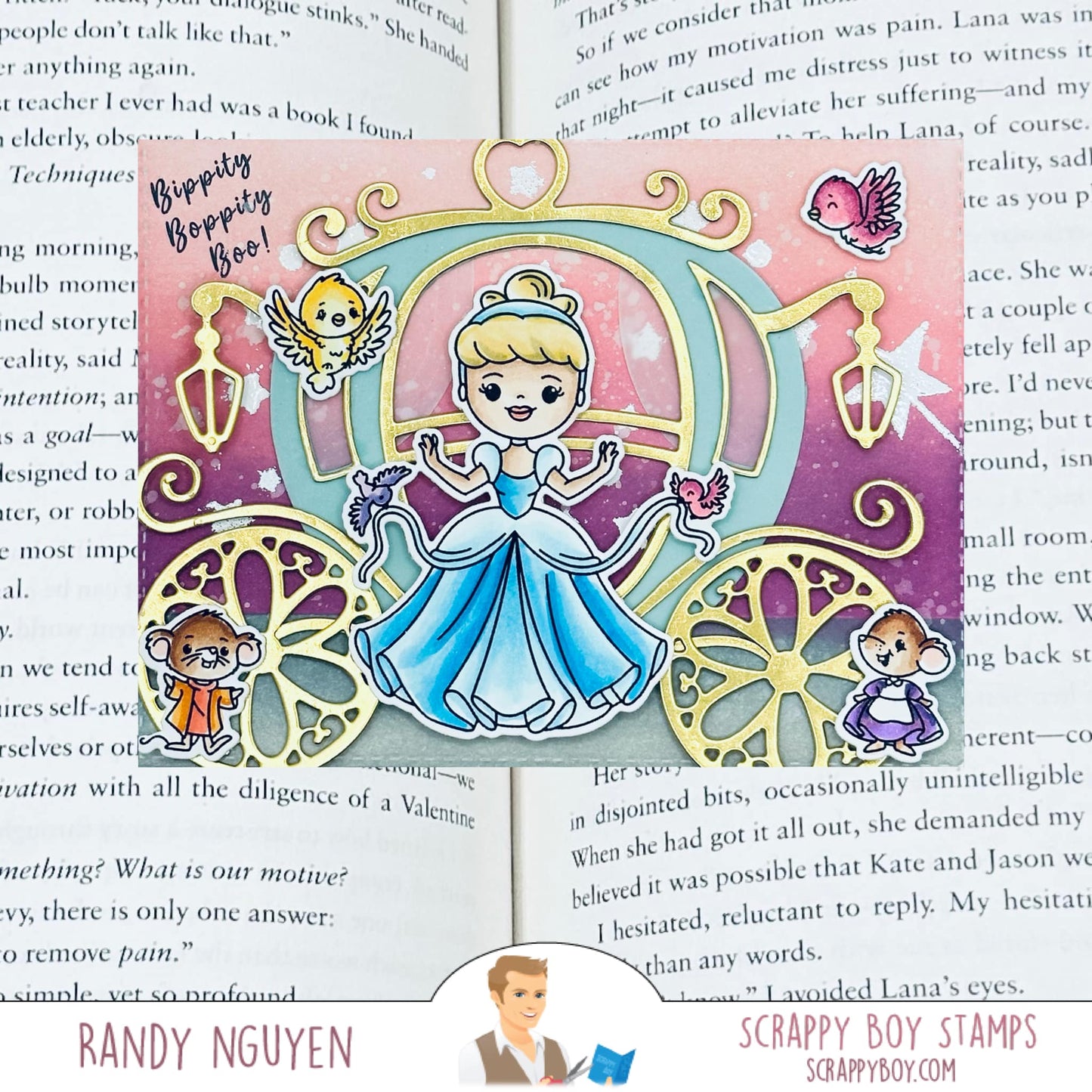 Fairytale Carriage Mini Album Die Set scrappyboystamps