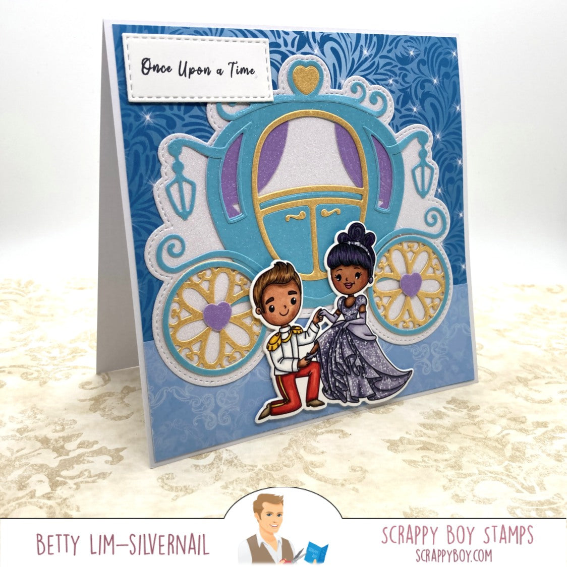 Fairytale Carriage Mini Album Die Set scrappyboystamps