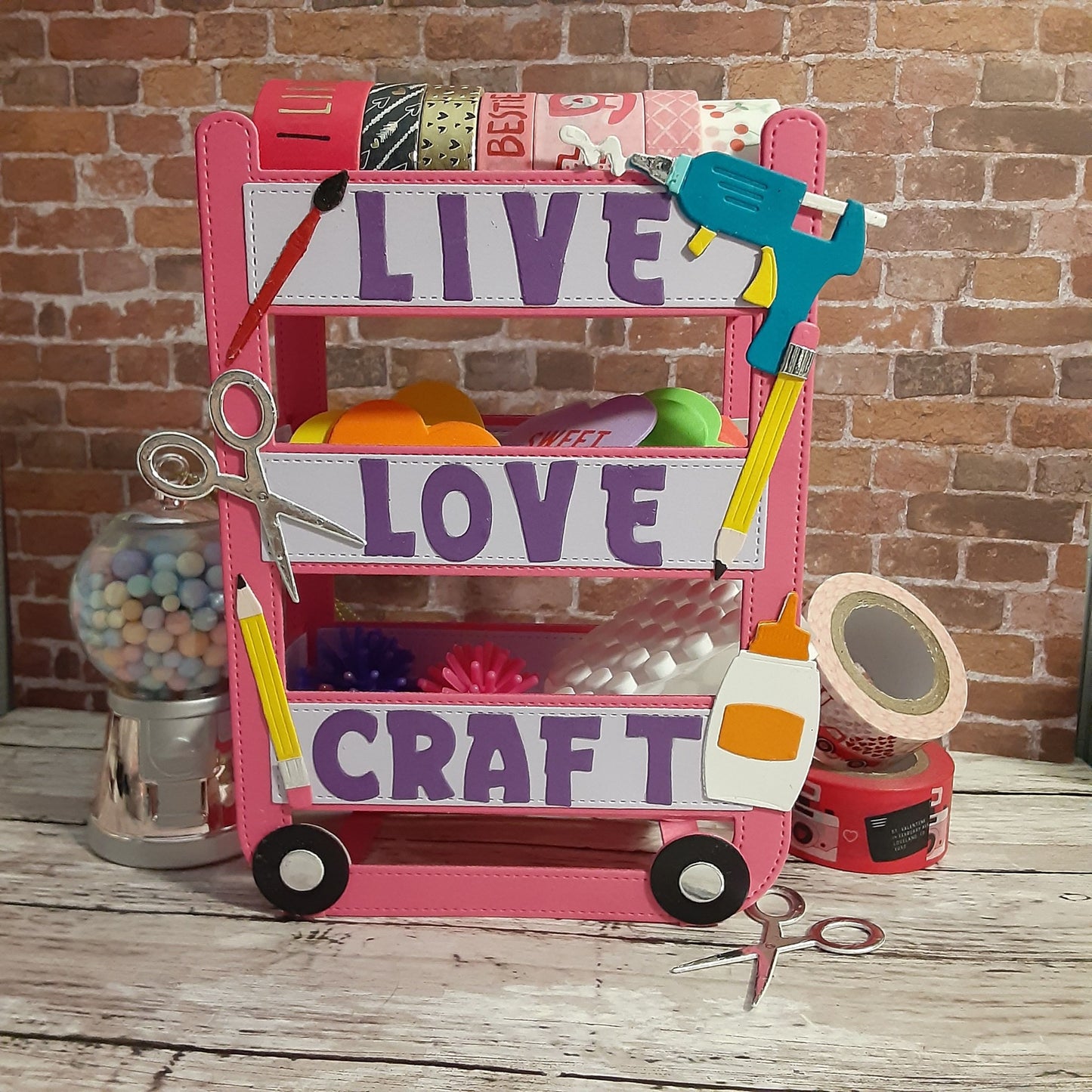 3D Craft Cart Shaped Die Set scrappyboystamps
