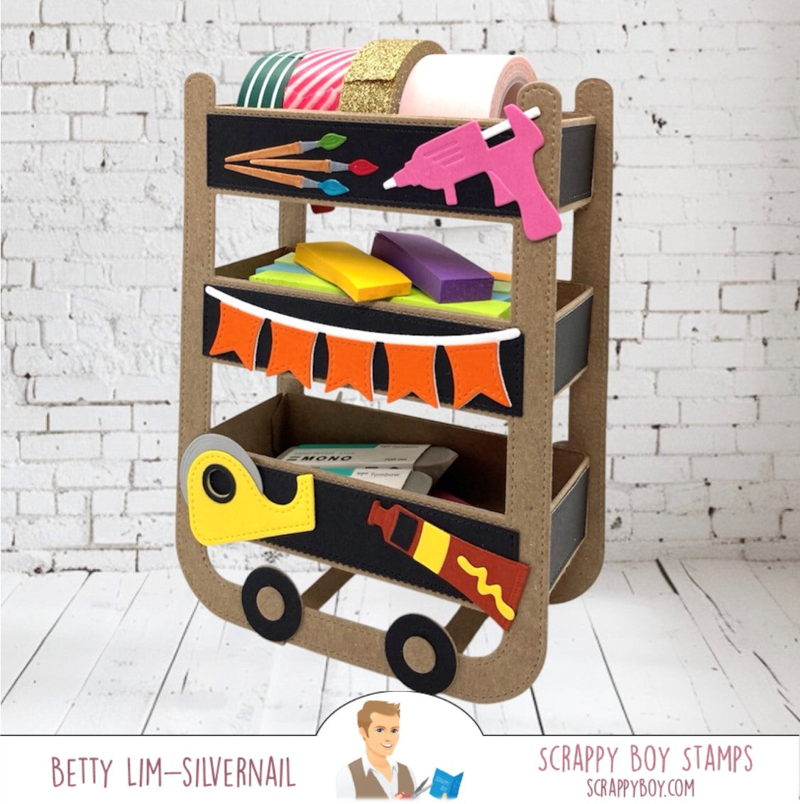 Crafting Tools Die Set- Craft Cart ADD ON scrappyboystamps