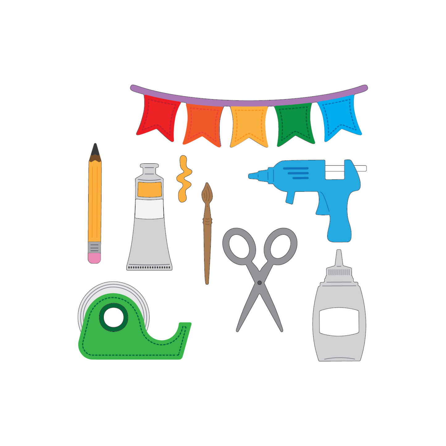 Crafting Tools Die Set- Craft Cart ADD ON scrappyboystamps