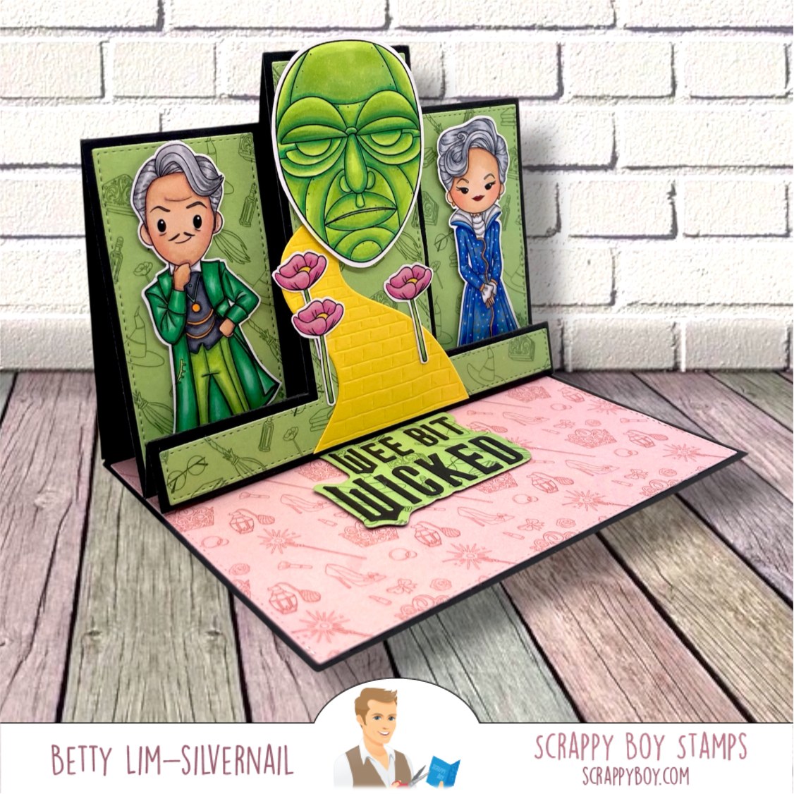 A2 Easel Add On for Trio Fold Card Die- ADD ON scrappyboystamps