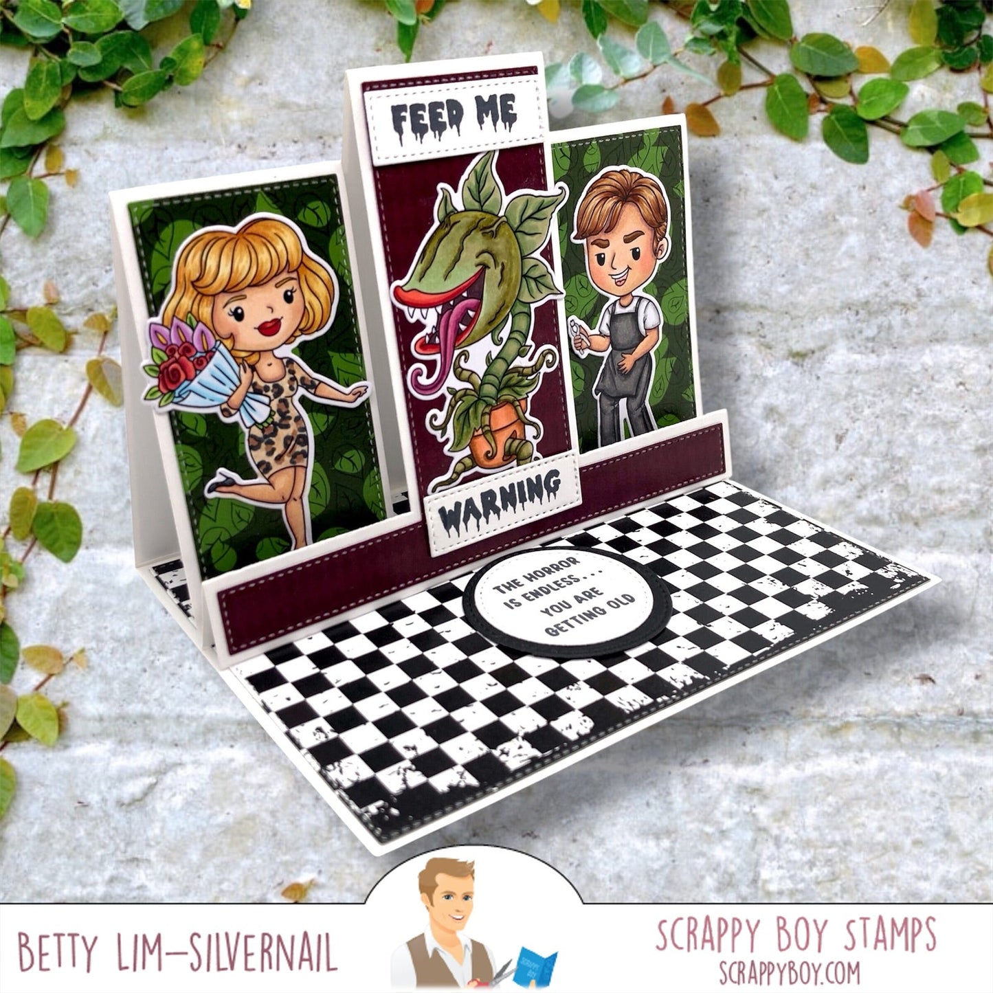 A2 Easel Add On for Trio Fold Card Die- ADD ON scrappyboystamps