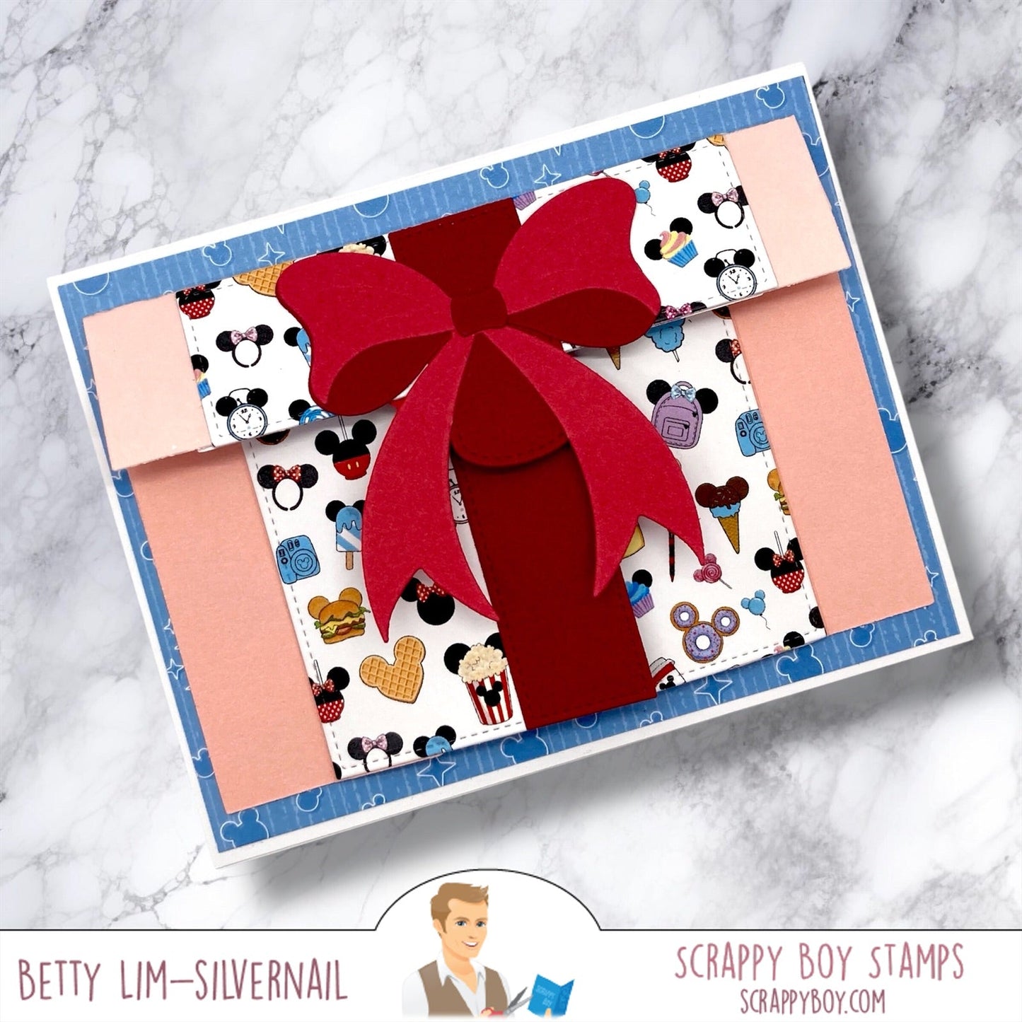 Flip Open Present Die Set scrappyboystamps