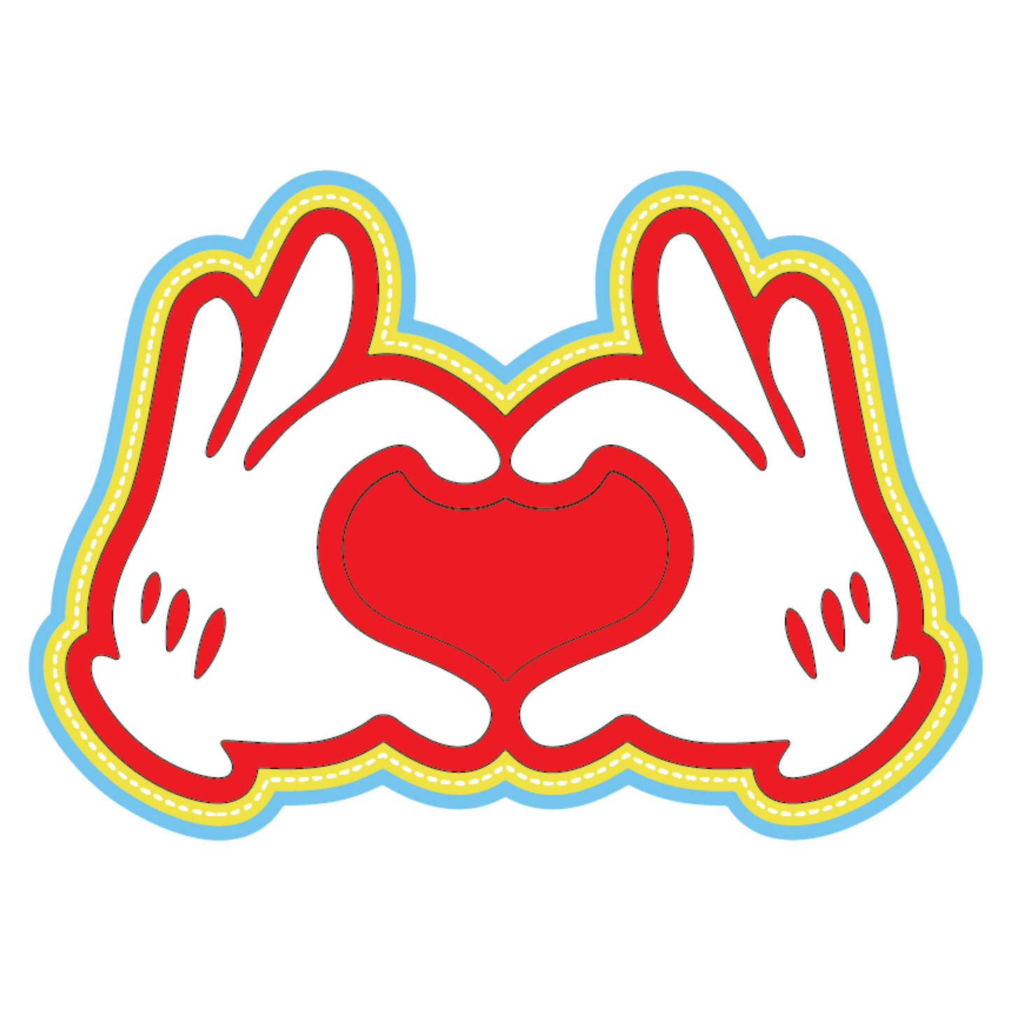 Glove Shaker Card Die Set scrappyboystamps