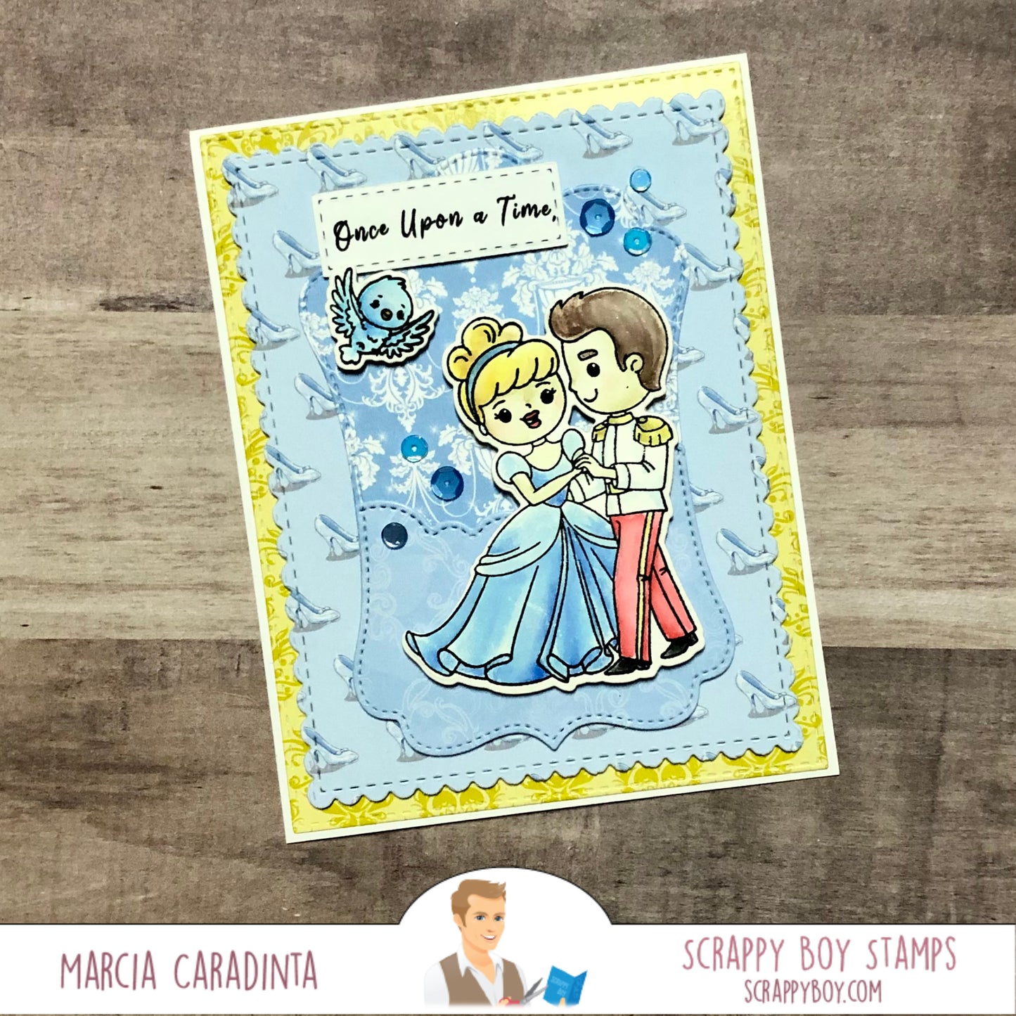Cinderella - 6x8 Stamp Set Scrappy Boy Stamps