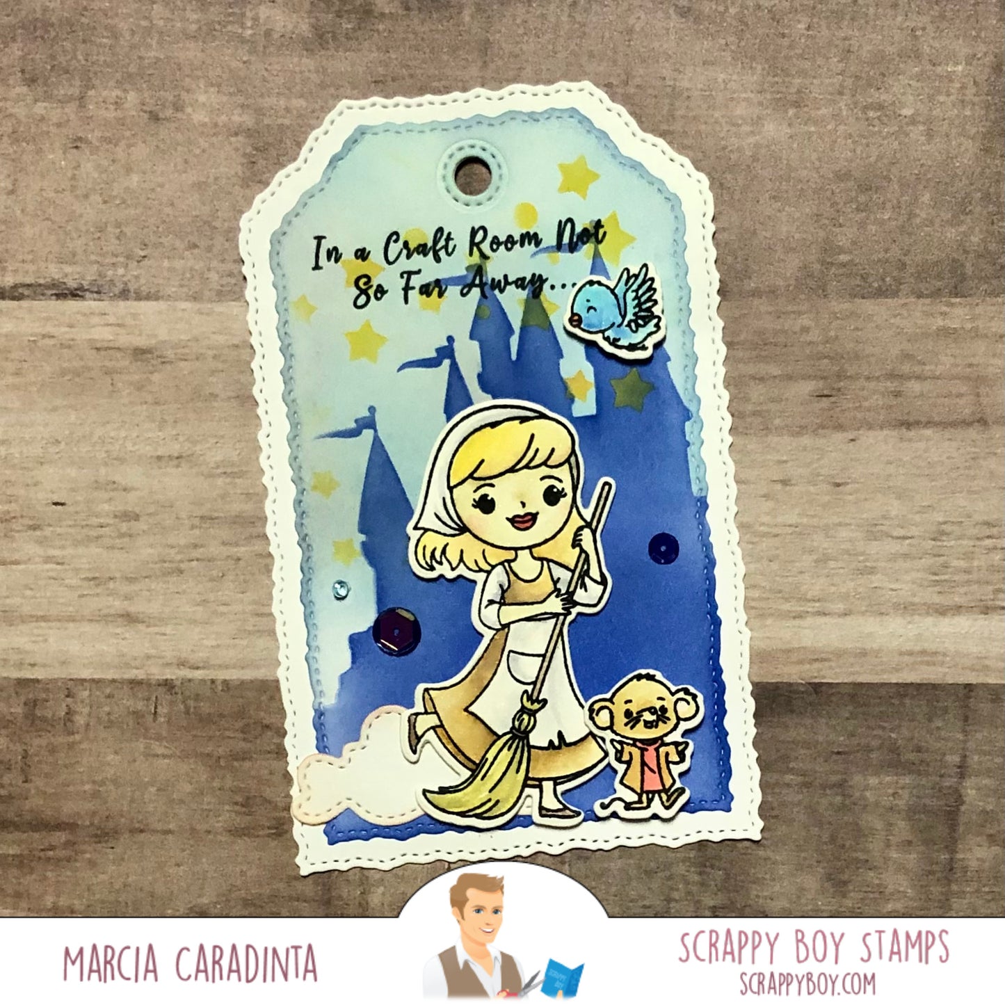 Cinderella - 6x8 Stamp Set Scrappy Boy Stamps