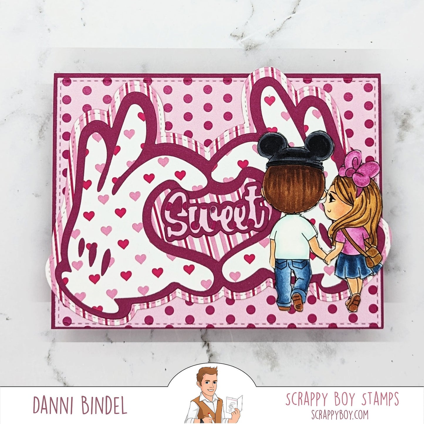 Glove Shaker Card Die Set scrappyboystamps