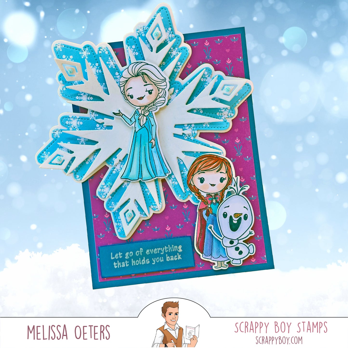 I Want It All Bundle - Queen of Snow Release Scrappy Boy Stamps