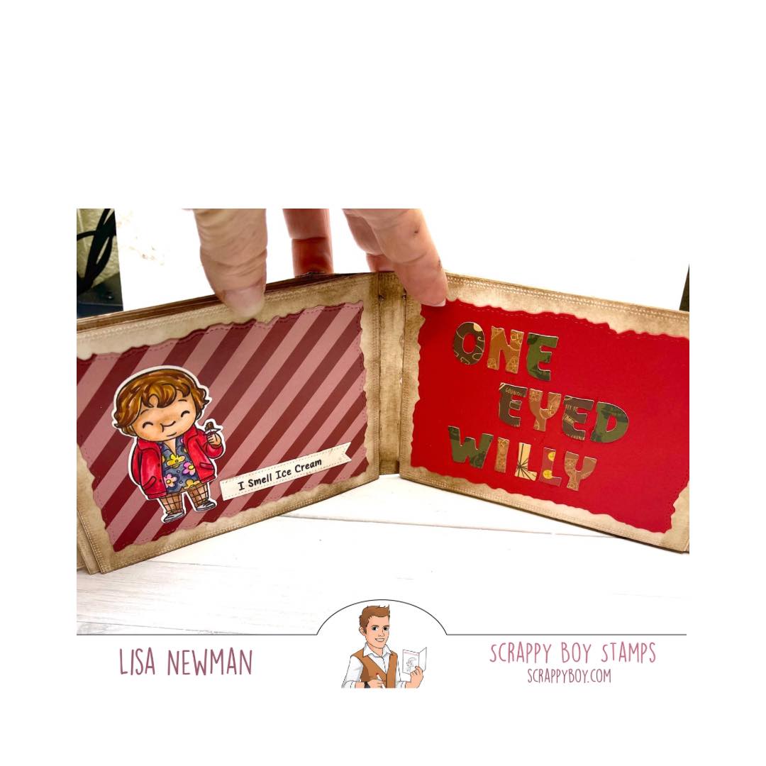 Mini Album Spine Maker Die scrappyboystamps