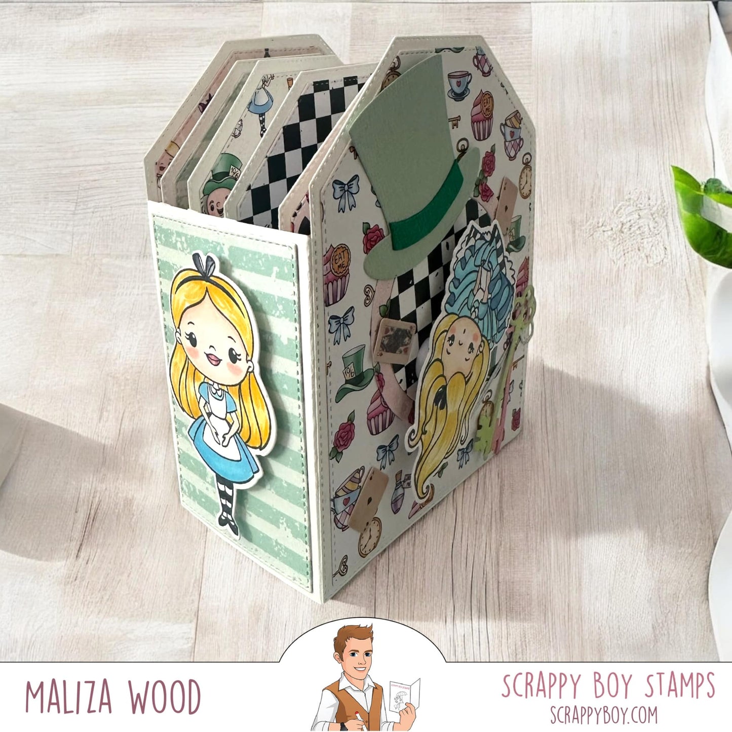 Mini Album Spine Maker Die scrappyboystamps