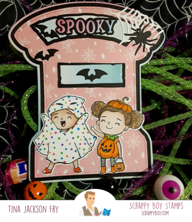 Tombstone Mini Album/Card Die scrappyboystamps
