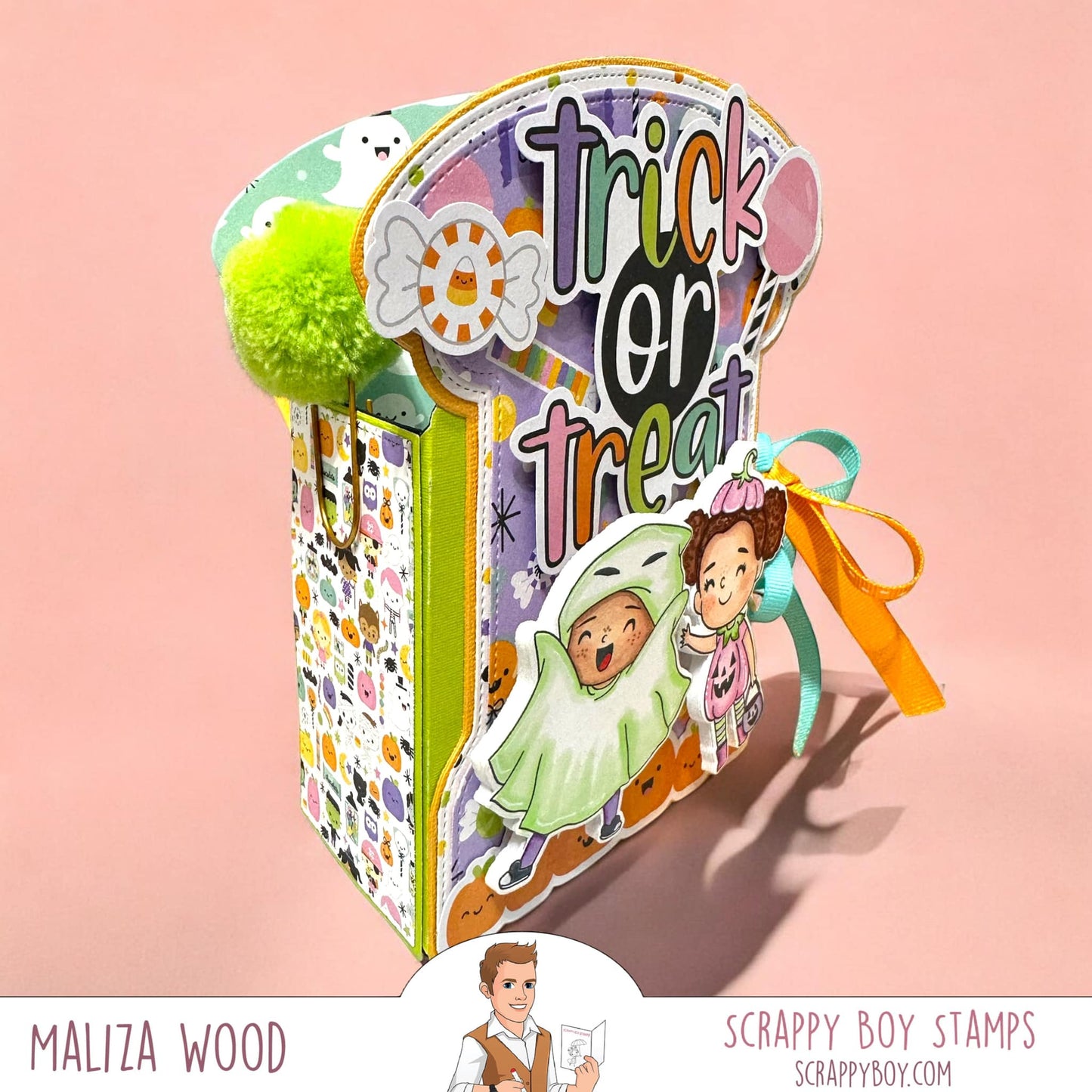 Tombstone Mini Album/Card Die scrappyboystamps