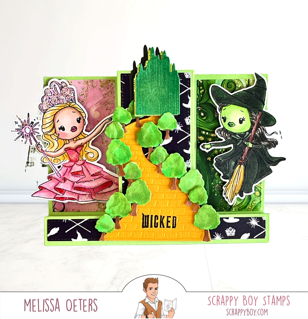 A2 Trio Fold Card Die scrappyboystamps