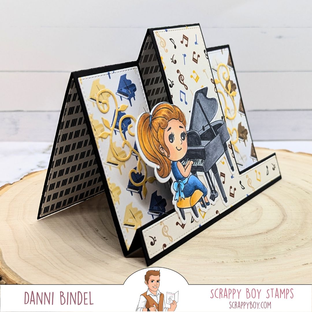 A2 Trio Fold Card Die scrappyboystamps