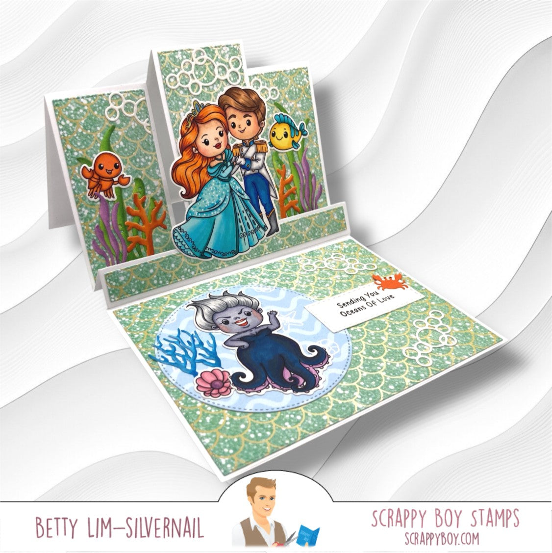 A2 Easel Add On for Trio Fold Card Die- ADD ON scrappyboystamps