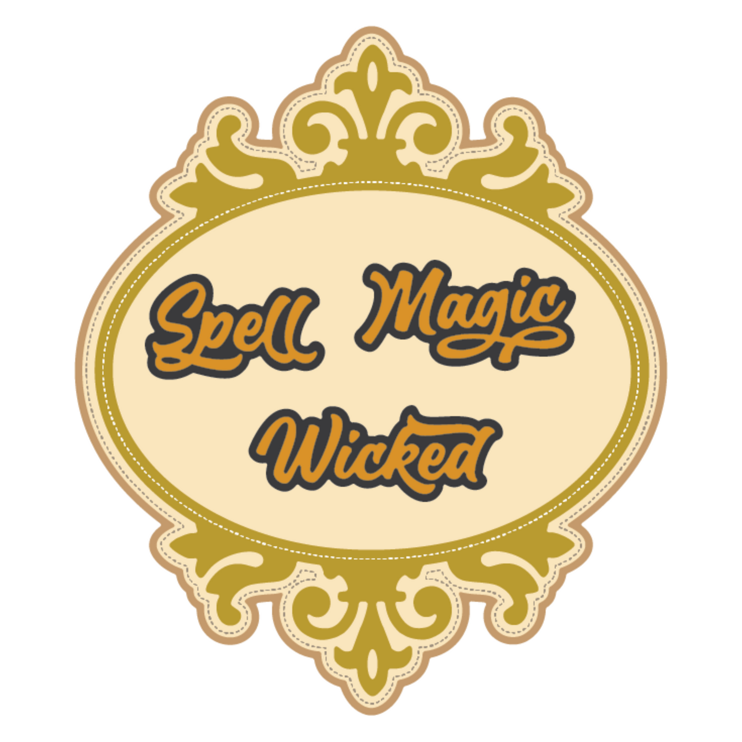 Wicked Wall Mirror Mini Album Die scrappyboystamps