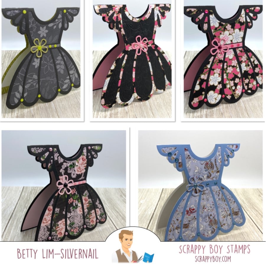 Dress Shaped Card Die
