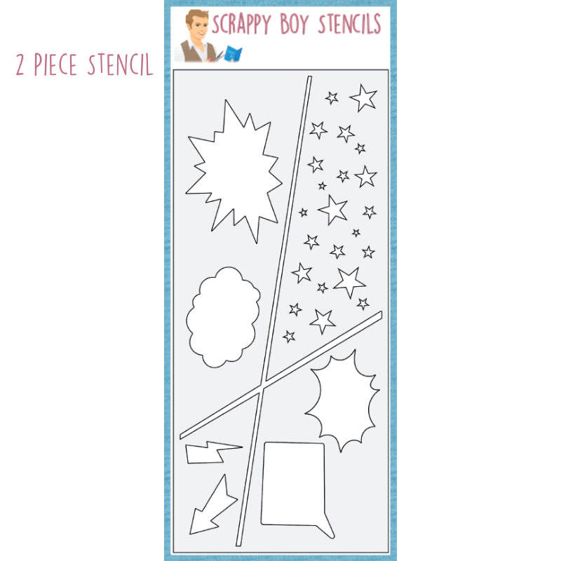 I Want It All Bundle - Superheroes Release scrappyboystamps