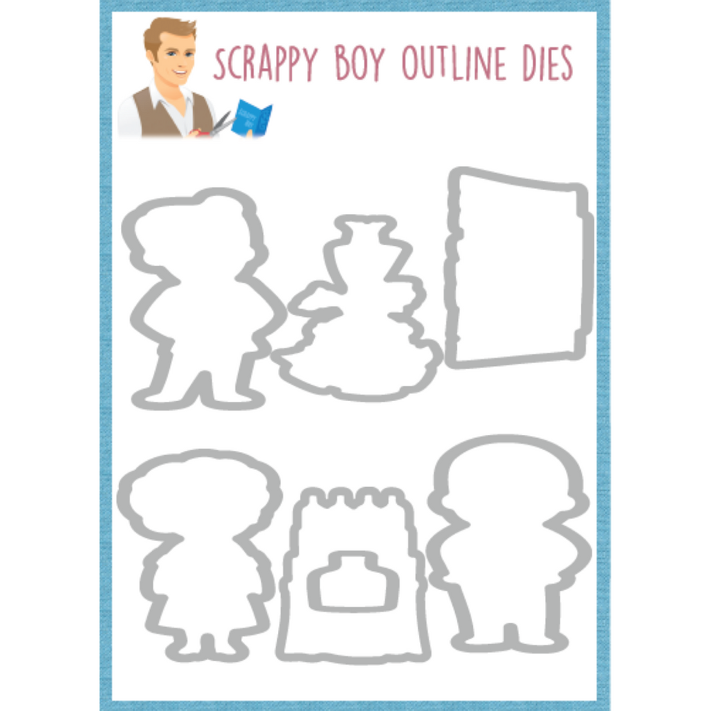 Outline Dies - Everyone's Favorite Red Head scrappyboystamps