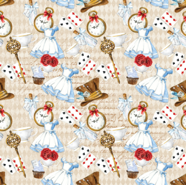 Wonderland 6x6 Paper Pack scrappyboystamps