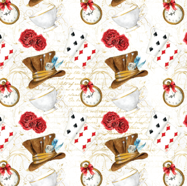 Wonderland 6x6 Paper Pack scrappyboystamps