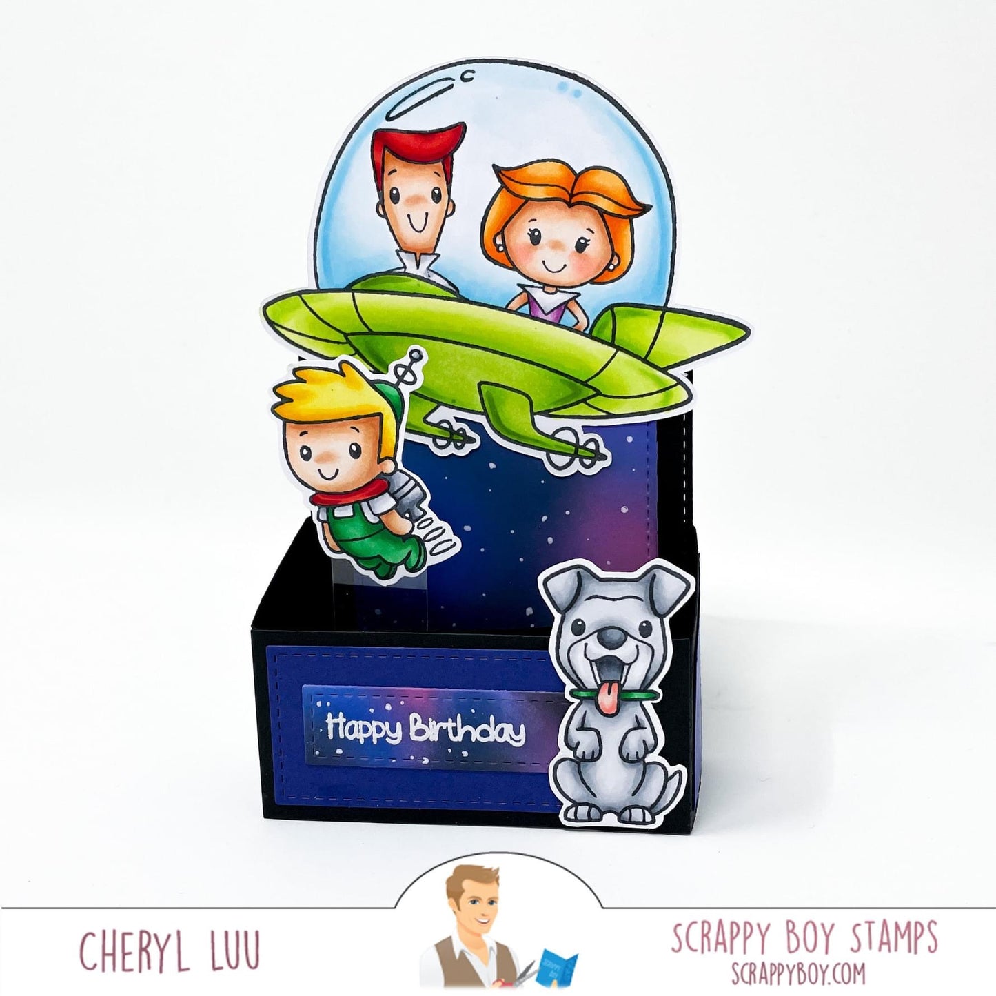 Future Family - 6x8 Stamp scrappyboystamps