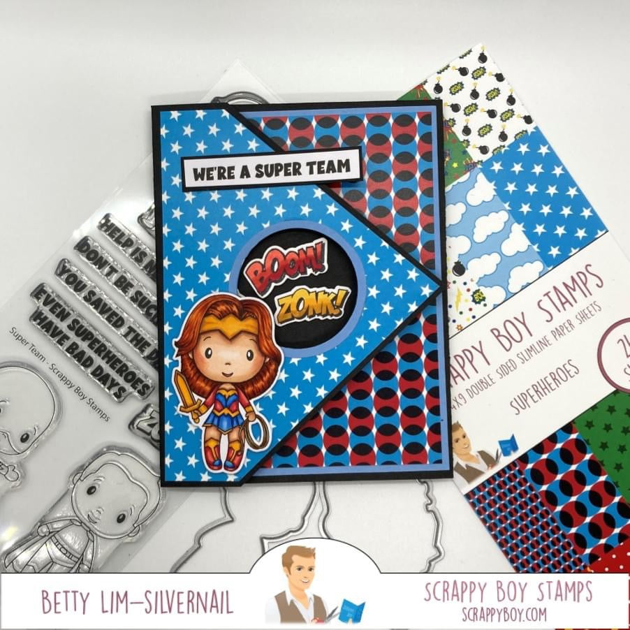 I Want It All Bundle - Superheroes Release scrappyboystamps