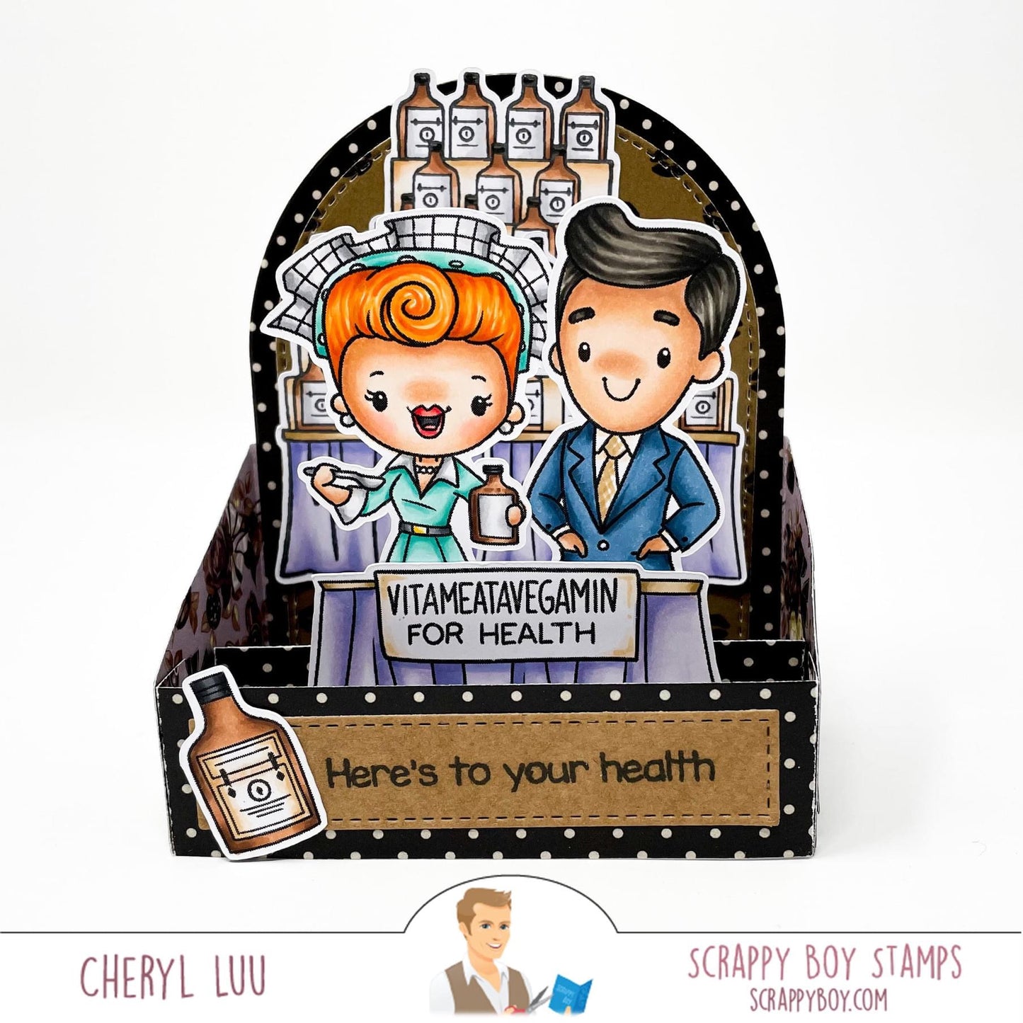 Bundle - Everyone's Favorite Red Head Stamp & Outline Dies scrappyboystamps